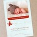 Airplane - Modern Photo Birth Announcement - Baby Boy