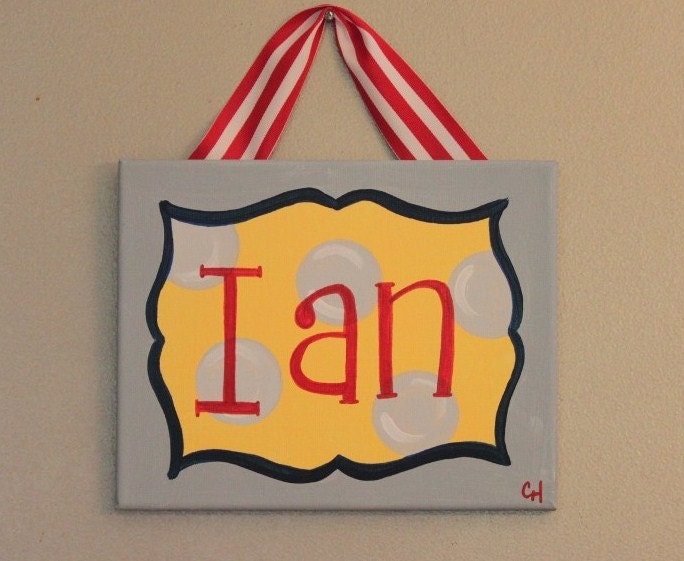 Custom Personalized Name canvases