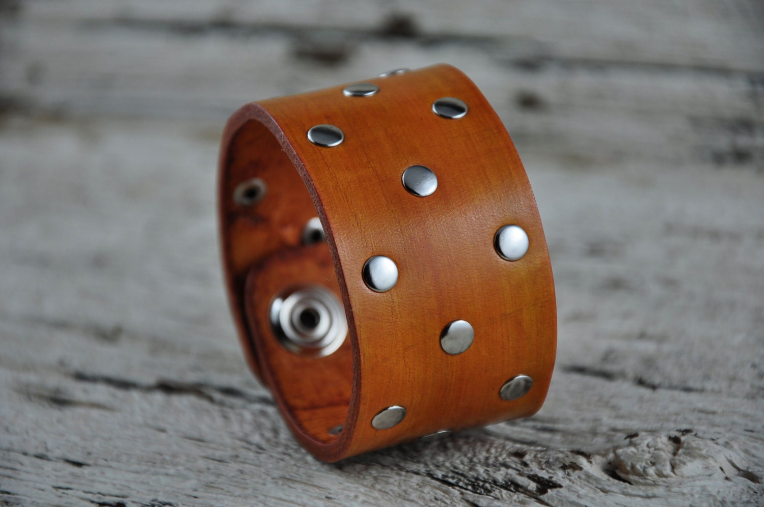 Desert Tan Leather Bracelet