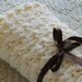Crochet baby blanket - Baby boy blanket and Baby Girl Blanket Off-white Stroller/Travel/Car seat blanket