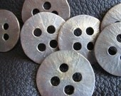 Ancient Days II  Large Bronze Button 7 Button Set - Patinated Oxidized