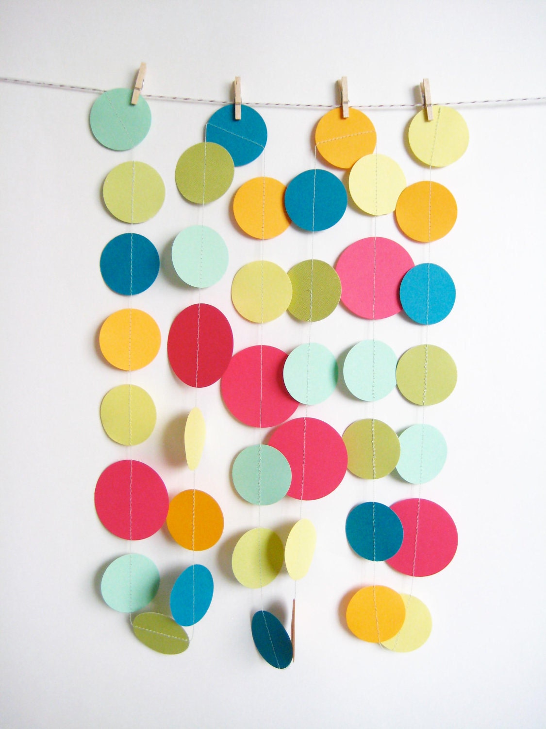Color Burst Paper Garland in Brights