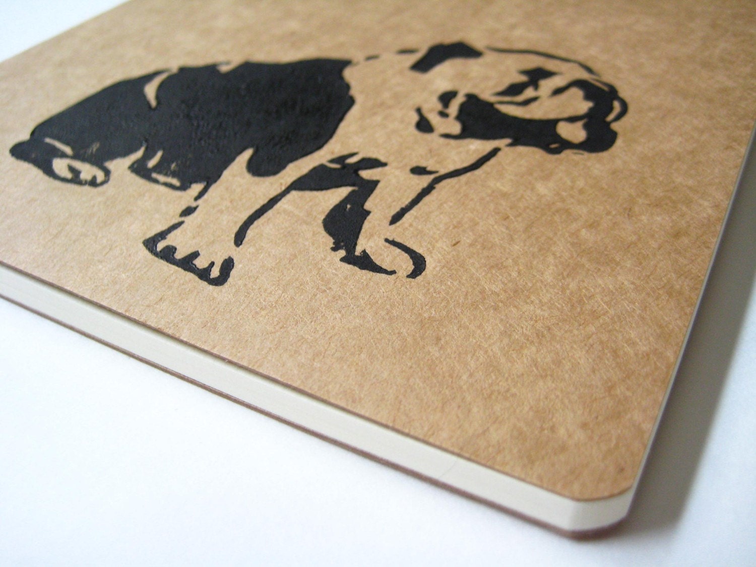 Bulldog Moleskine Notebook