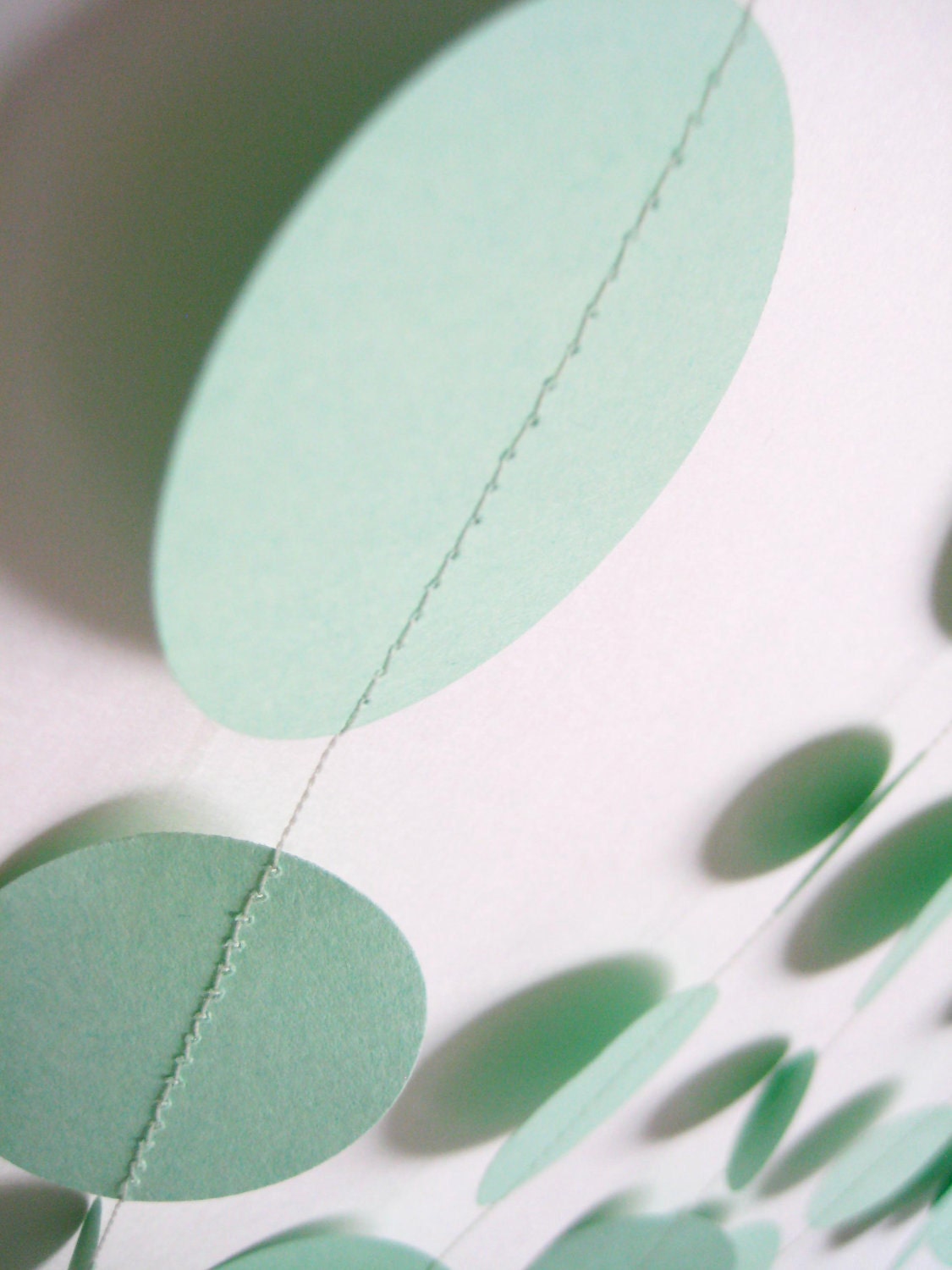 Mint Green Paper Garland