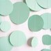 Mint Green Paper Garland