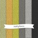 Digital Scrapbooking Glitter Paper Pack - Metallic Shades in Silver and Gold
