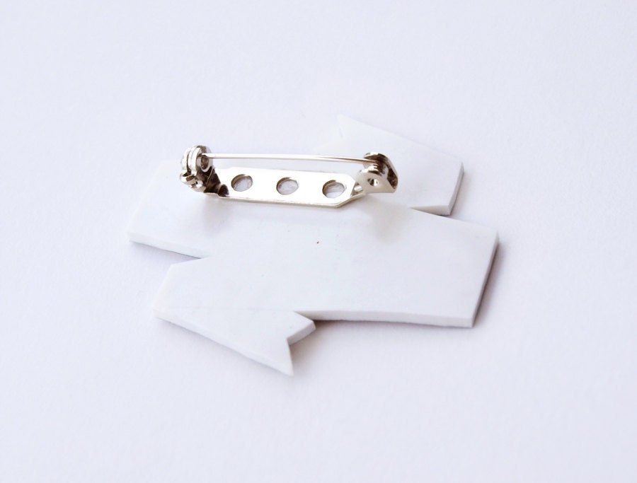 Not Bad Banner Brooch - Made To Order