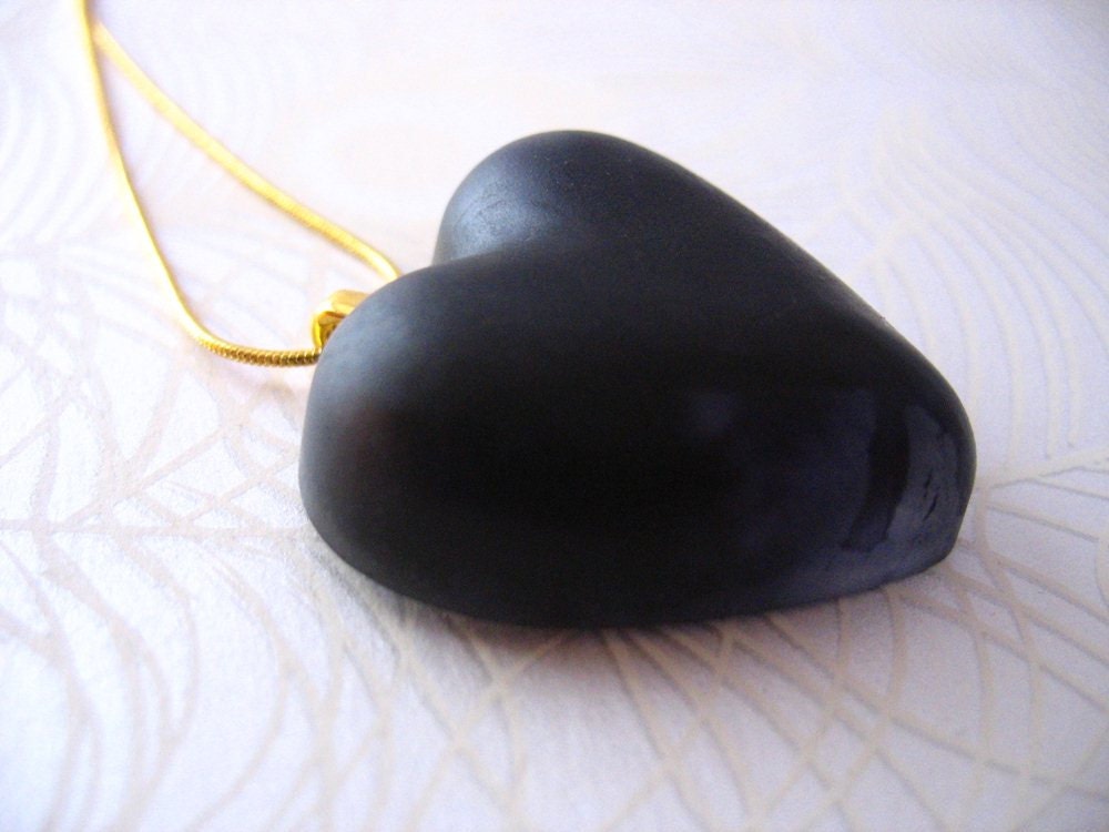 Black Heart Resin Necklace Jewelry , Pendant Gold Black Charcoal Swirls Gothic Valentines Locket Chain Marbled swirl misty ebony Australia