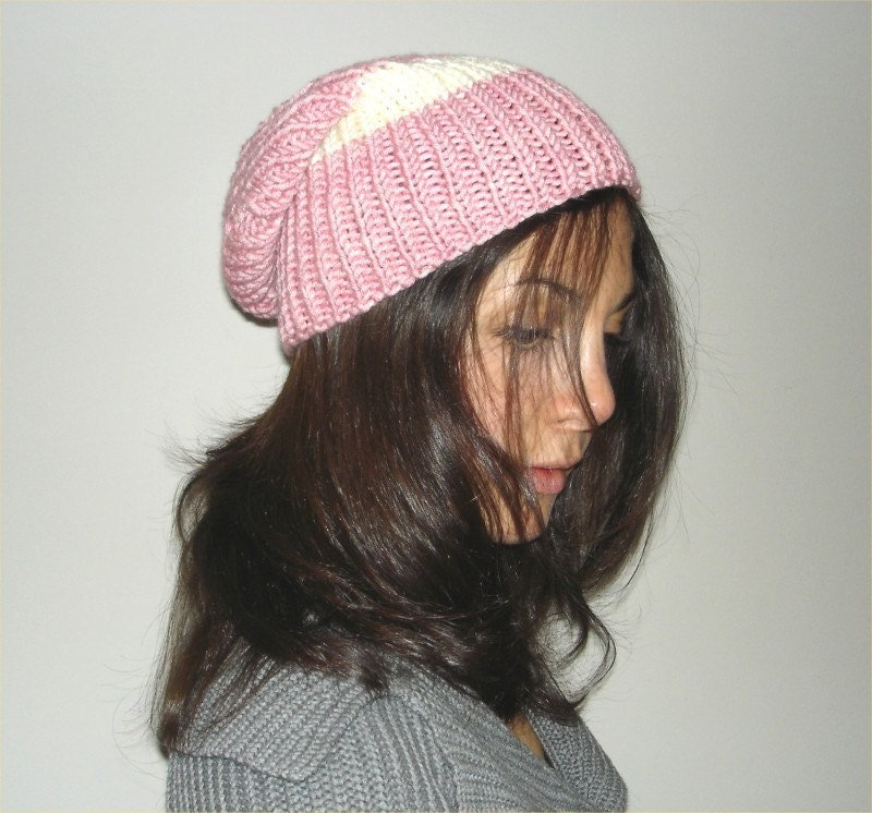 Knitting PATTERN Floppy Hat PDF by theknittingniche on Etsy