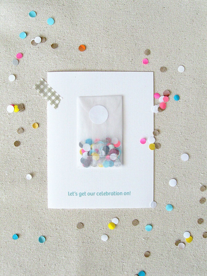 Celebrate Confetti Card (Set of 5)