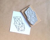 Crystal Configuration 08 - Hand Carved Stamp