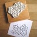 Crystal Configuration 01 - Hand Carved Stamp