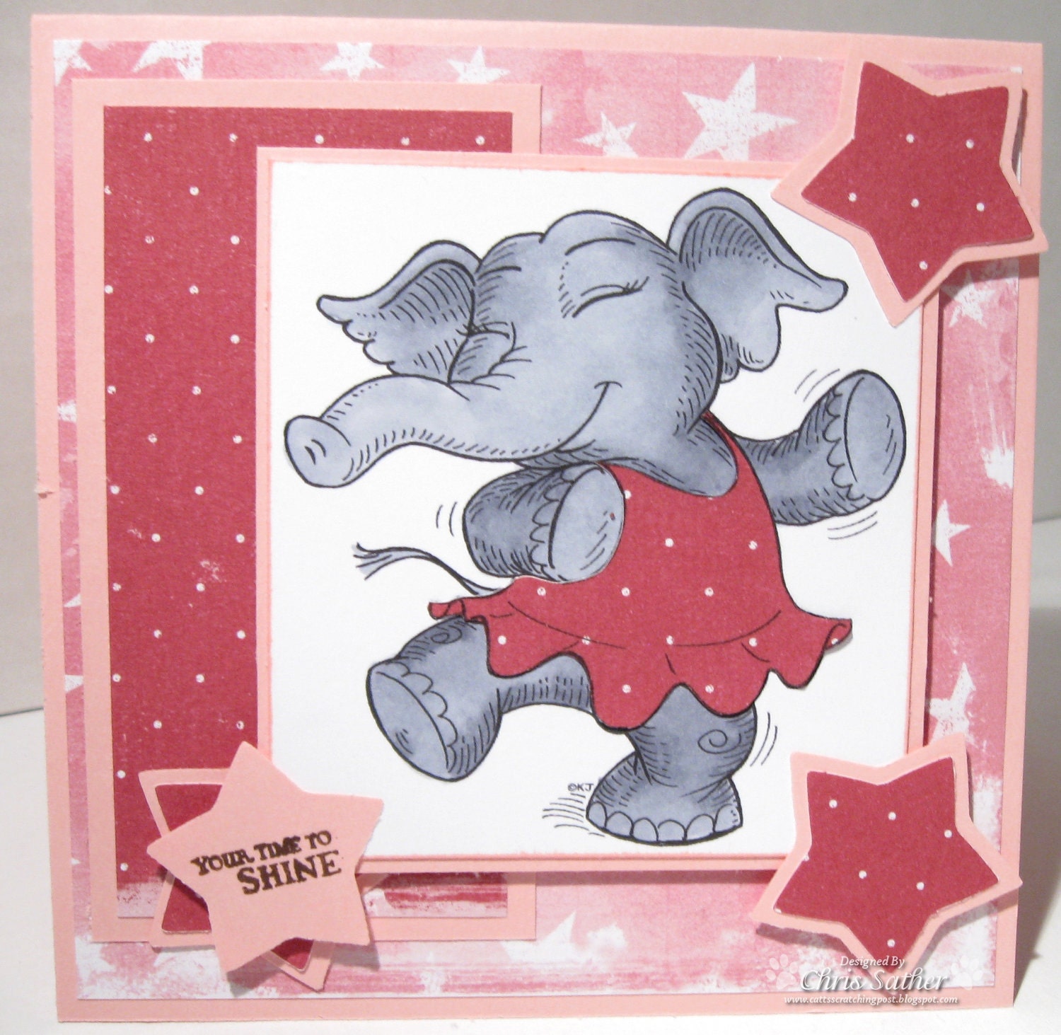 Your Time to Shine  OOAK card