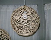 Eco Friendly Hemp Lantern (10in - 13in diameter)