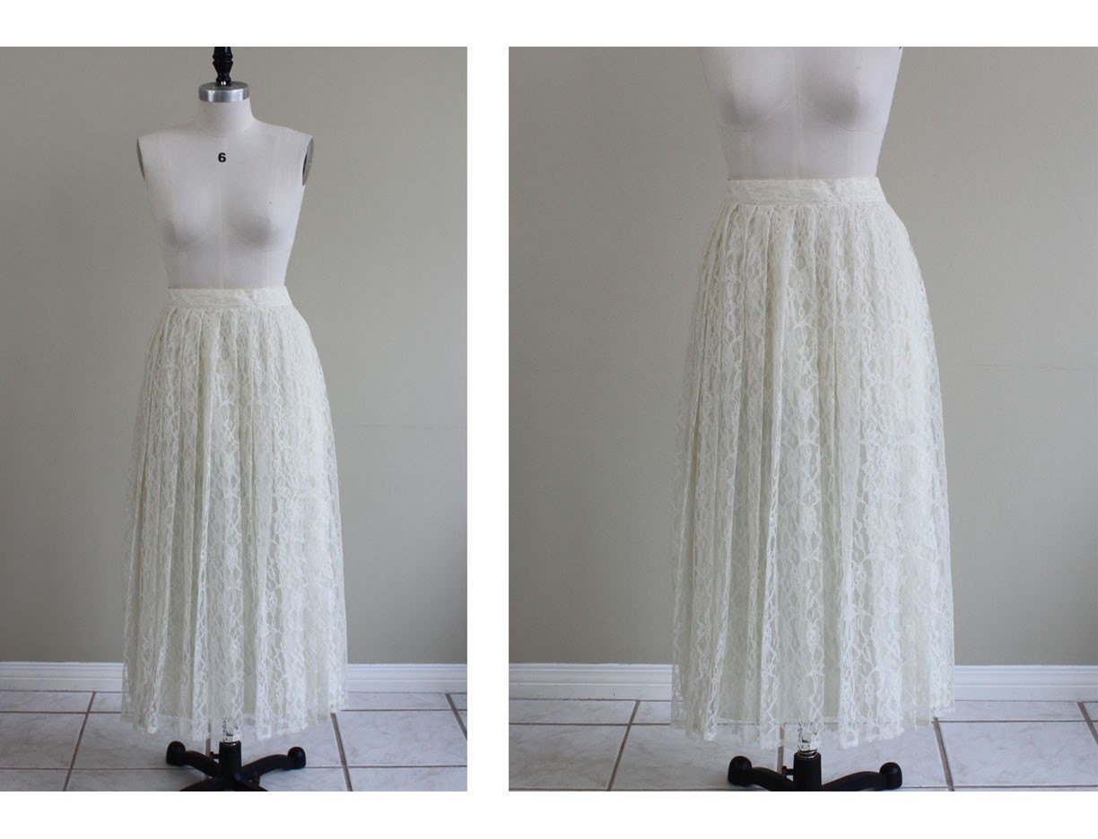 victorian skirt white