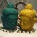 Beeswax Buddha Head Candle