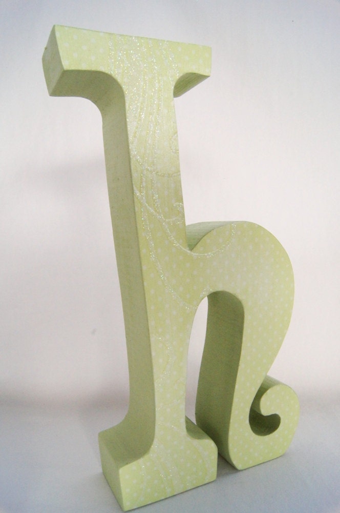 Child's Room Decor, Name Letters, Custom Wood Letters, Free Standing, Personalized for you Set of 6
