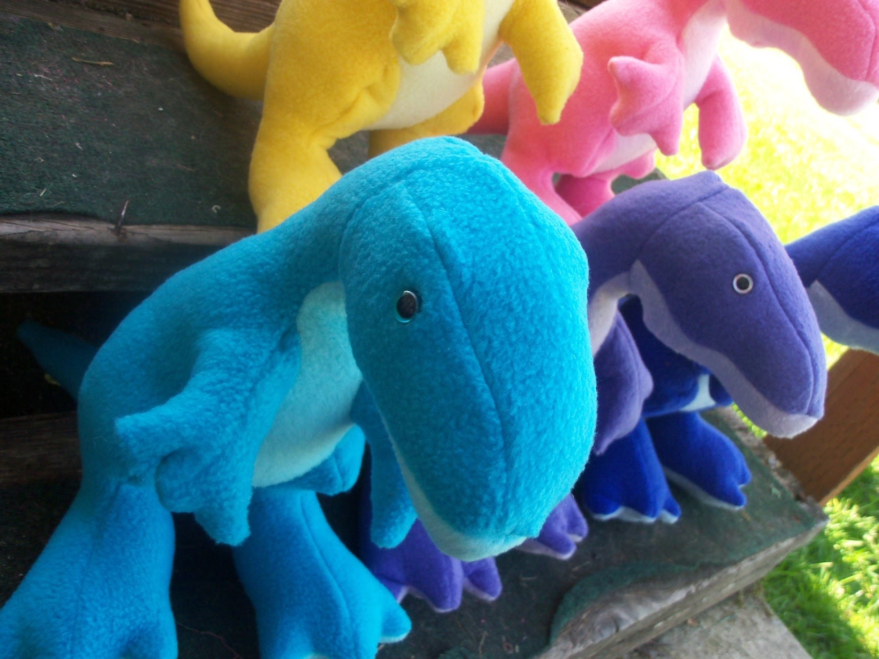 Teal T Rex Plush Toy