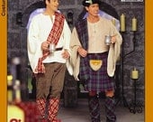 Men's Costume Pattern - Simplicity 8913 Men's Celtic Costumes - Sz L/XL
