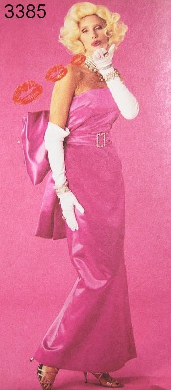 Costume Pattern McCall's 3385 - Misses' Marilyn Monroe, Flapper and Flamenco Costumes - Sz 14/16/18/20
