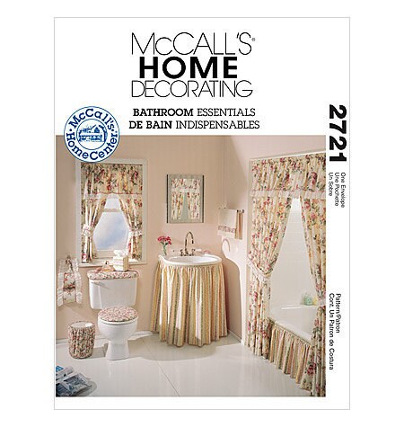 McCall's Pattern 4621 Curtain Swag Valance Room Decor New - Home