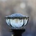 Vintage Glass Crystal Door knobs set Doorknobs two