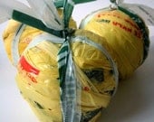 Yellow Plarn Ball- Plastic Yarn- Great for Crochet Projects- About 50 Yards- Ready to Ship