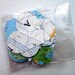 Map Heart Garland- Repurposed Vintage National Geographic Atlas- Handmade Mini Decoration- 30 Inches Long