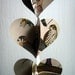 Heart Garland- Birds- Paper Decoration- Vintage Field Guide to Birds