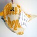 April- Vintage Calendar Tea Towel Bird- Lavender Scented Ornament