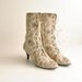 Tapestry Ankle Boots Sz 6 // Wedding Boots // FAIRY FLORAL