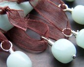All Tied Up in Ribbon Necklace