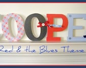 6 Wooden Letters - VALUE PRICED Six Inch Block Style Letters - Custom Colors - Ships in 2 Weeks