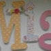 Wooden Letters -Hawaiian Girls Theme - Coordinates with Melanie Monkey bedding by CoCo and Company-avail in any size or font in this shop