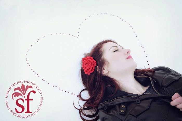 La Rose in Red Sparkle