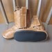 Baby's 1st Cowboy Boots Shoes in Caramel Brown Leather