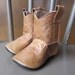 Baby's 1st Cowboy Boots Shoes in Caramel Brown Leather