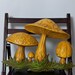 vintage 1970s Mushroom Wall Hanging / sale