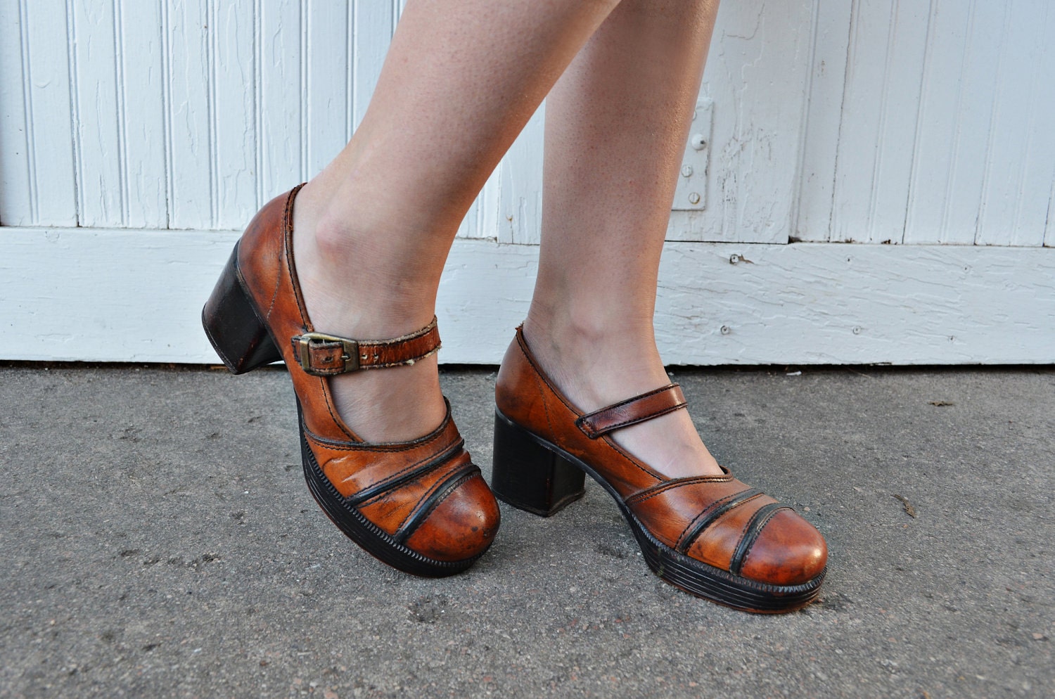 Vintage 1940s Mary Jane Heels
