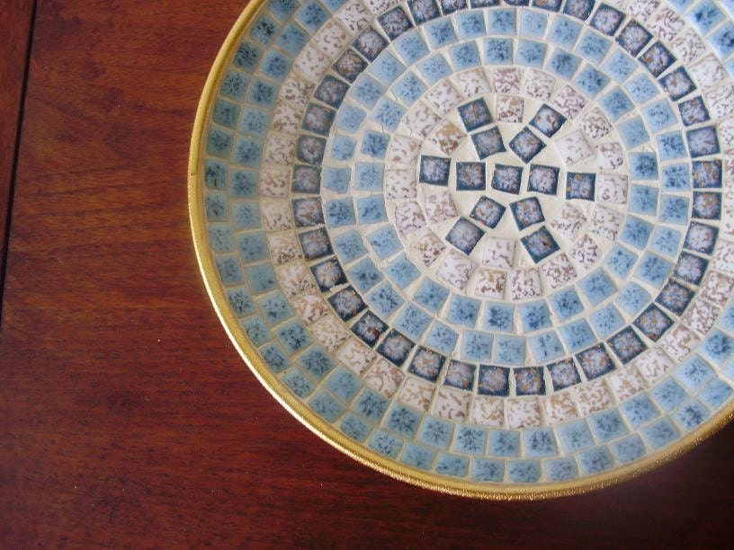 Hues of Blue Tiled Bowl