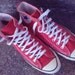 Converse All Stars Chuck Taylor Red High Top Sneakers Vintage USA Mens