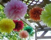 Set of 50 Wedding Poms - Your Colors - 5 More Poms FREE Il_170x135