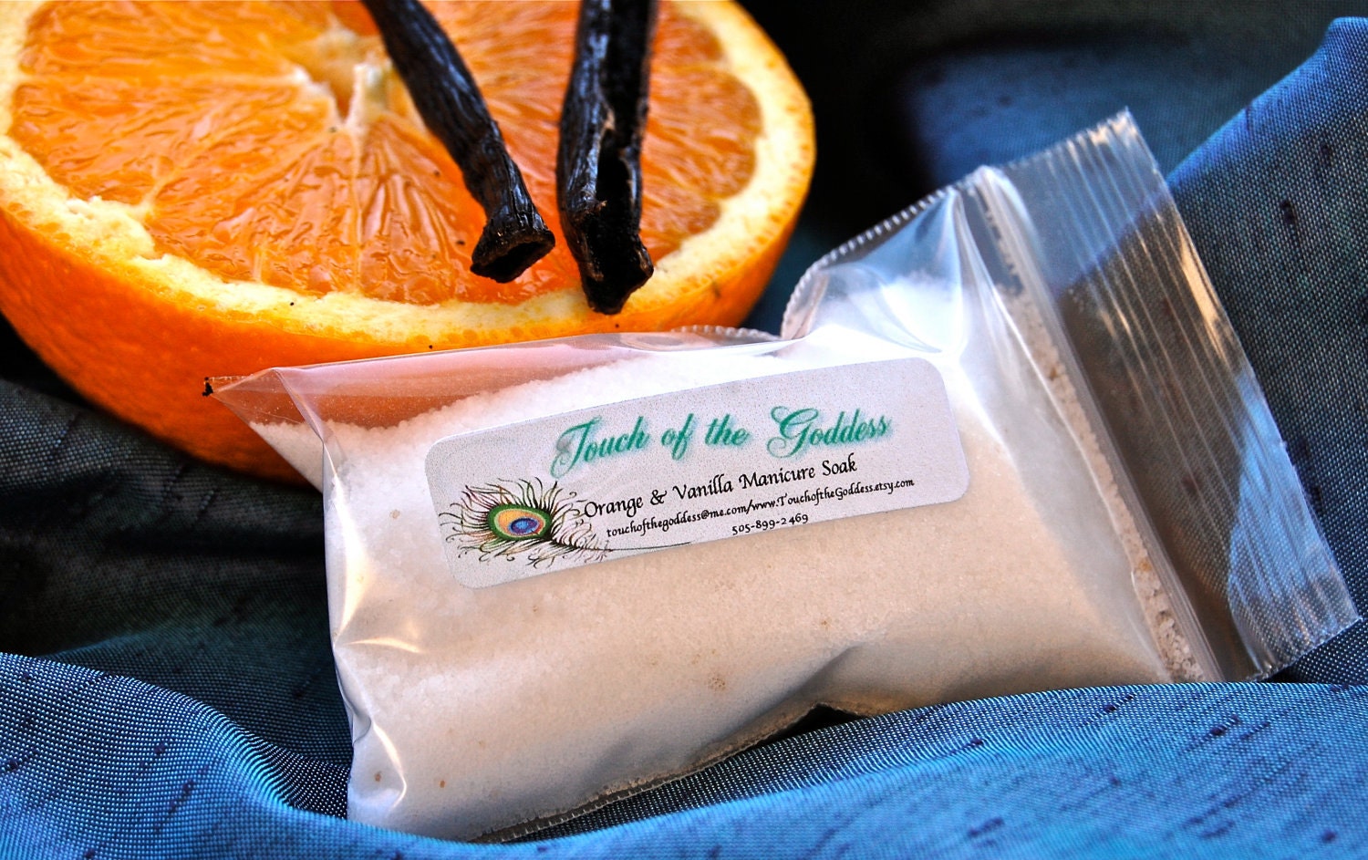 Orange and Vanilla Manicure Scrub