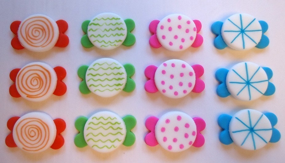 Fondant Cupcake Toppers - Hard Candy Il_570xn