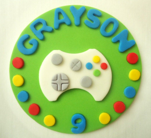 Fondant Cake Topper - Video Game Controller Il_570xn