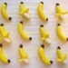 Fondant Cupcake Toppers - Bananas - 3D