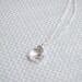 Clear Swarovski Crystal Necklace - sterling silver crystal drop pendant - simple wedding or everyday jewelry - adenandclaire