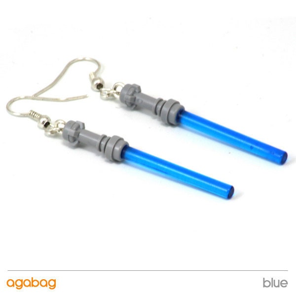 LEGO Star Wars lightsaber earrings