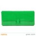 Green clutch made entirely of LEGO bricks