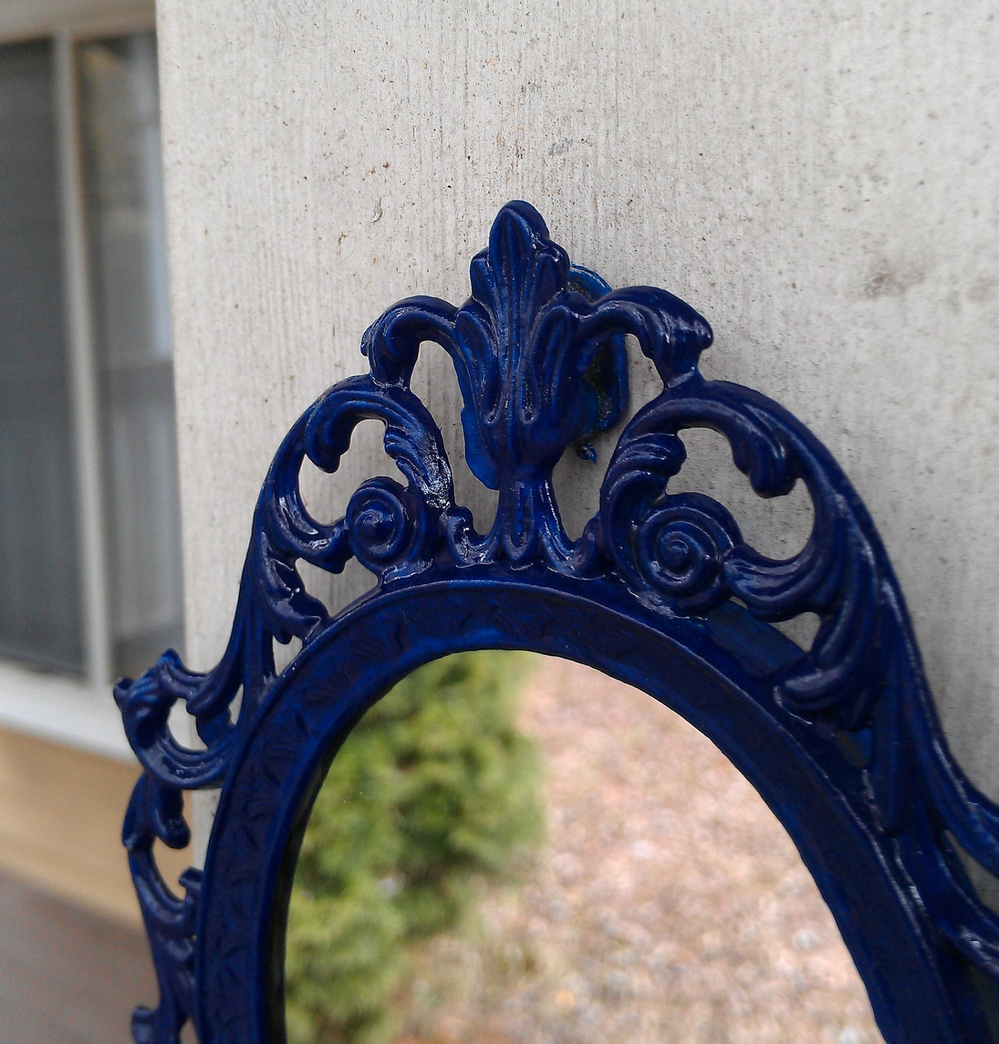 Tiny Fairy Princess Mirror in Cobalt Blue